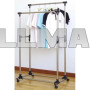 Телескопическая стойка-вешалка для одежды и обуви Double Pole Clothes Horse